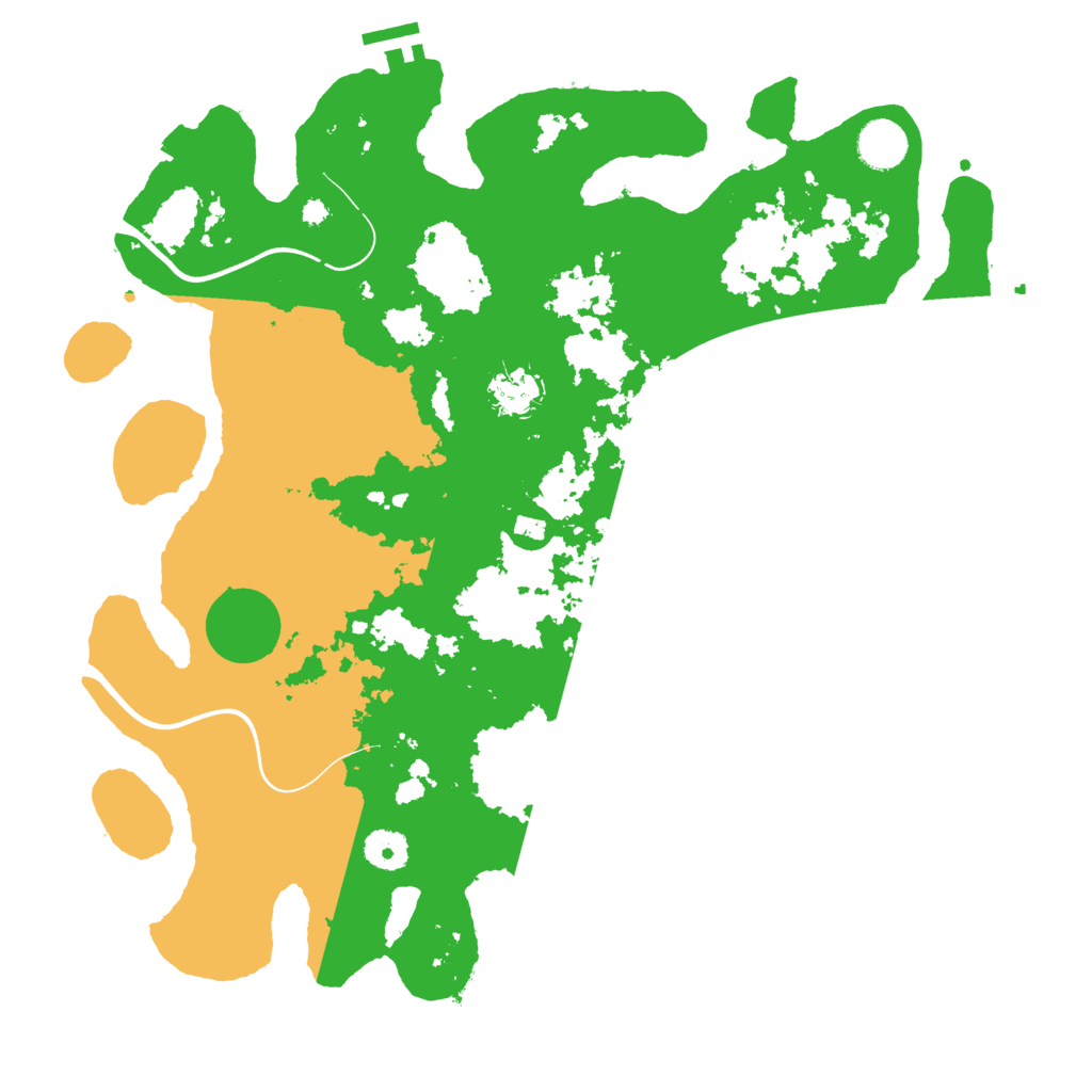 Biome Rust Map: Procedural Map, Size: 3850, Seed: 20105208