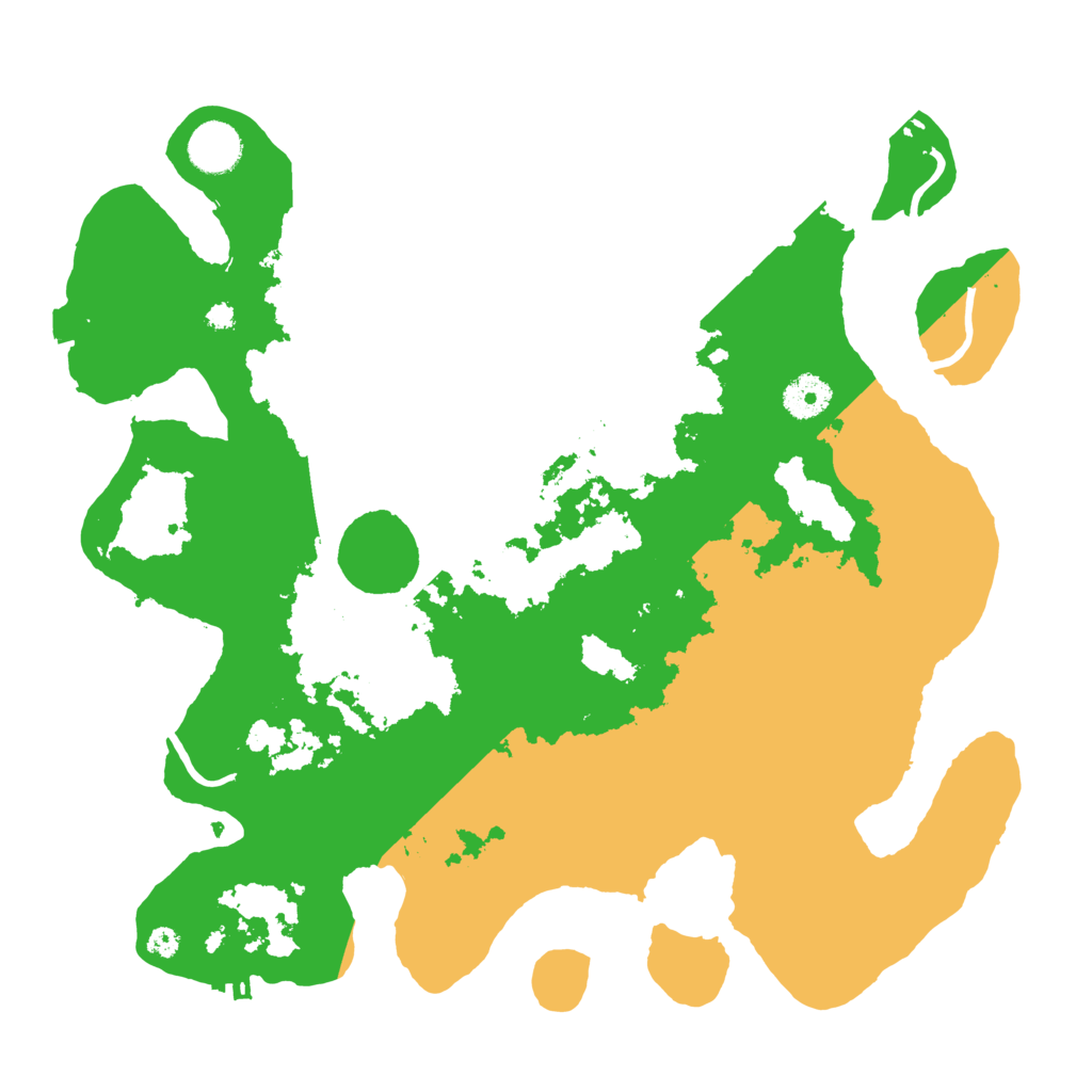 Biome Rust Map: Procedural Map, Size: 3650, Seed: 88134401