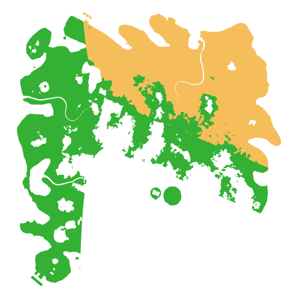 Biome Rust Map: Procedural Map, Size: 4500, Seed: 1181329477