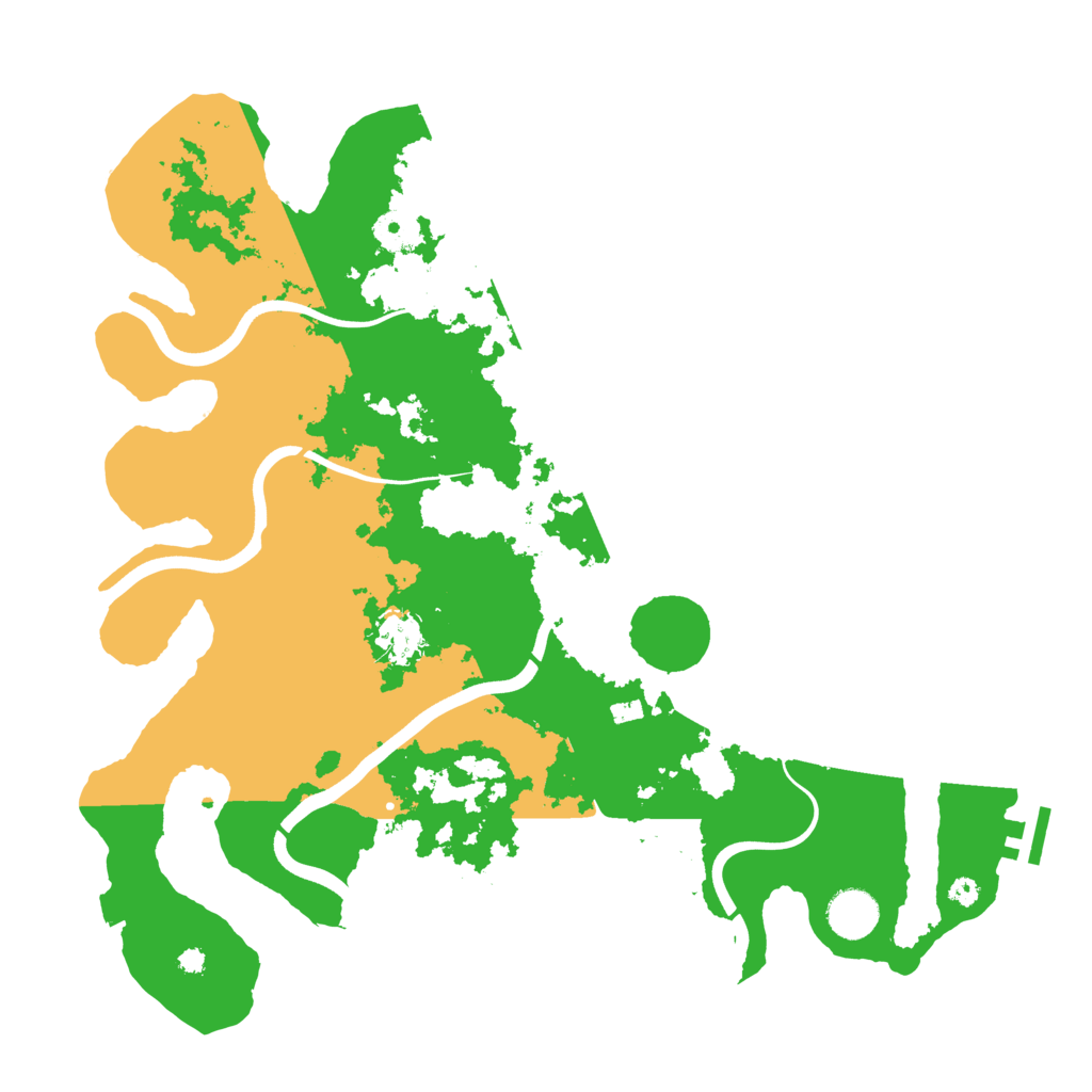Biome Rust Map: Procedural Map, Size: 3800, Seed: 33900763