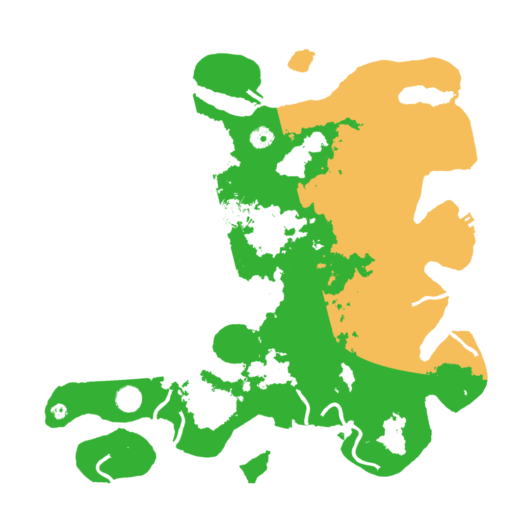 Biome Rust Map: Procedural Map, Size: 3500, Seed: 943407395
