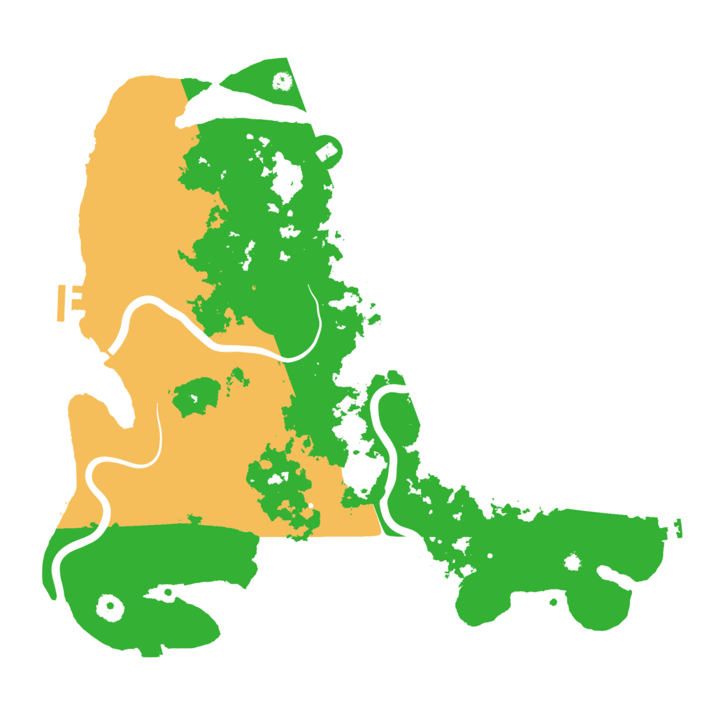 Biome Rust Map: Procedural Map, Size: 3950, Seed: 81514723
