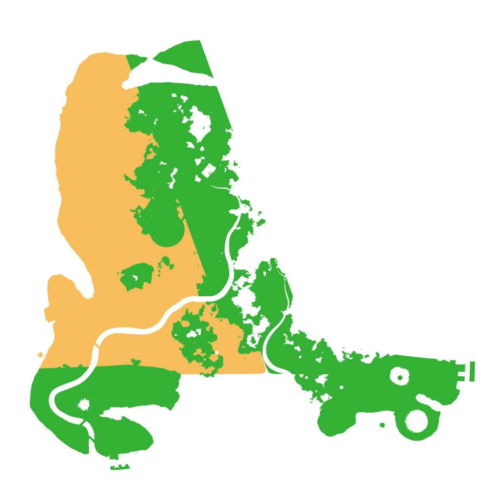 Biome Rust Map: Procedural Map, Size: 3950, Seed: 81514723