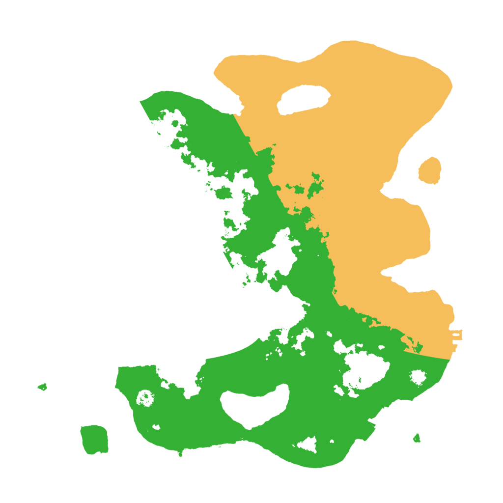 Biome Rust Map: Procedural Map, Size: 3000, Seed: 9151