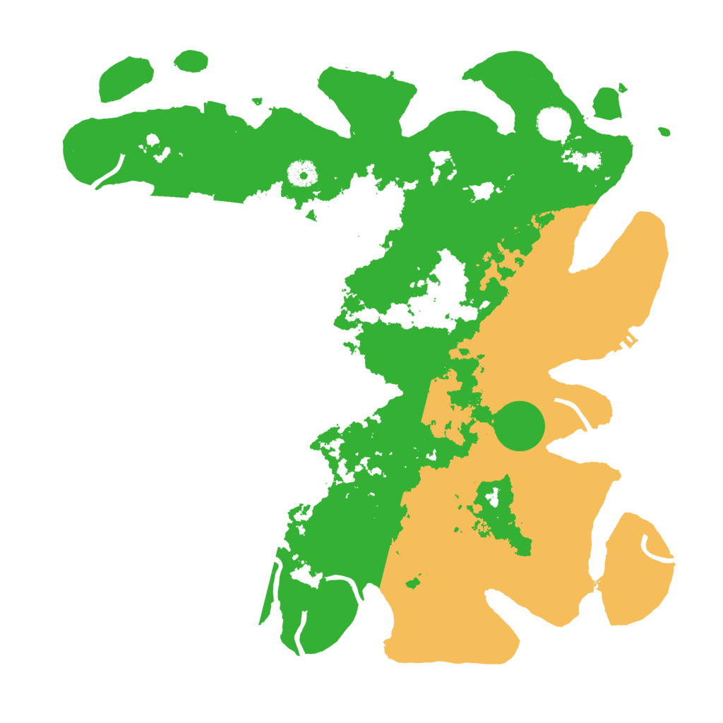 Biome Rust Map: Procedural Map, Size: 3800, Seed: 65289284