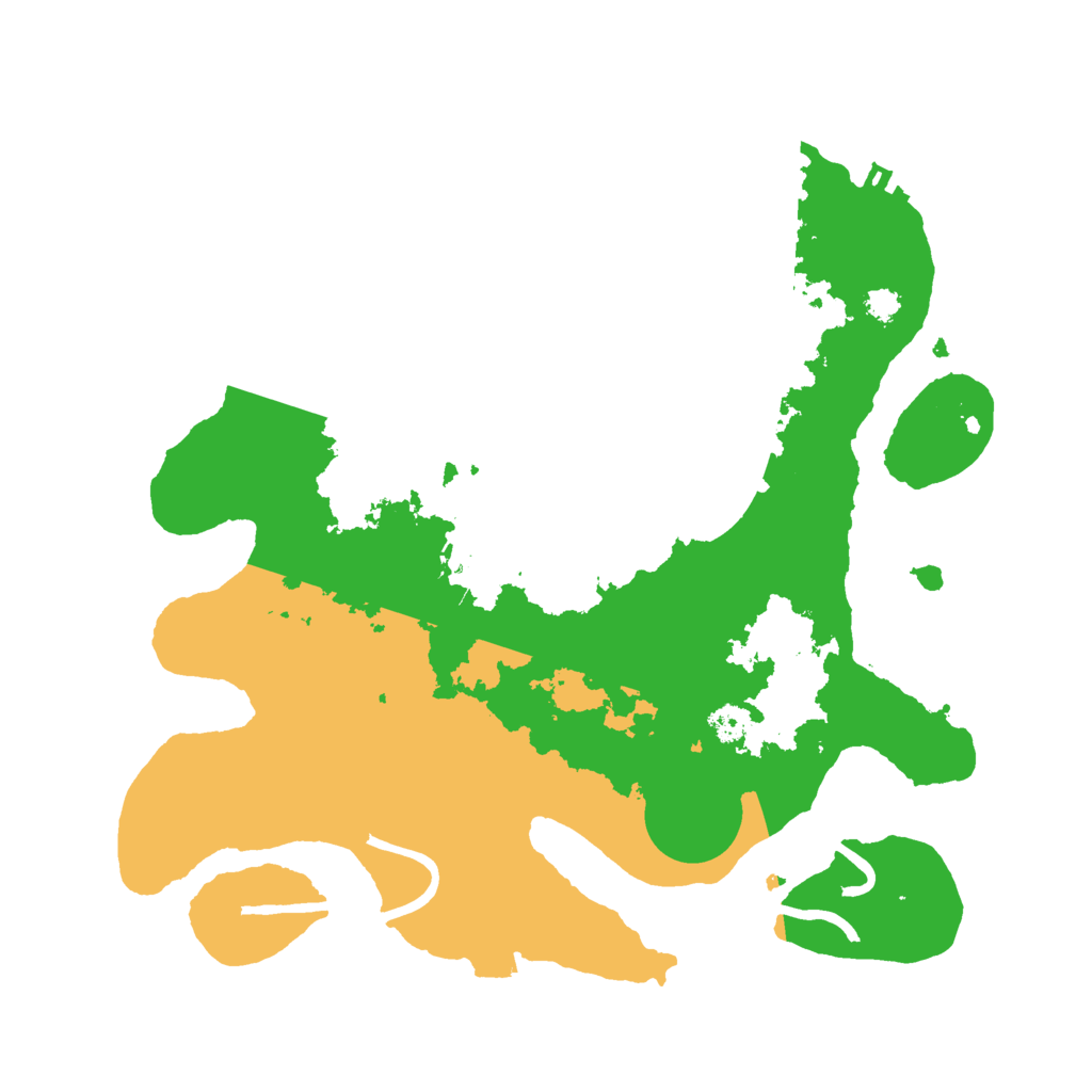 Biome Rust Map: Procedural Map, Size: 3000, Seed: 1306013127