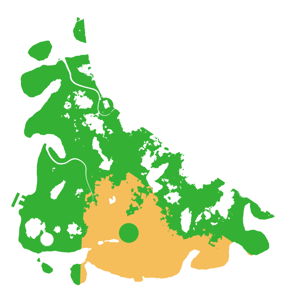 Biome Rust Map: Procedural Map, Size: 4050, Seed: 1901667070