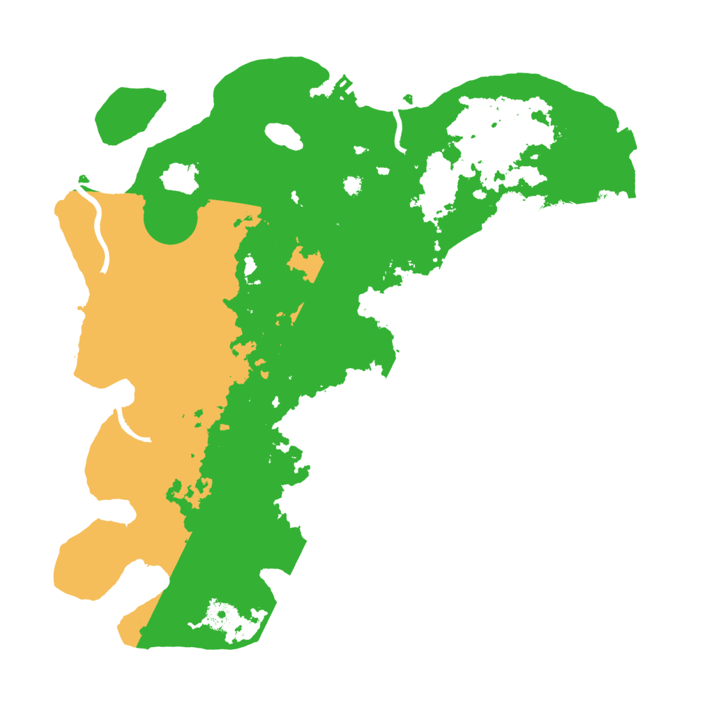 Biome Rust Map: Procedural Map, Size: 3500, Seed: 384941493