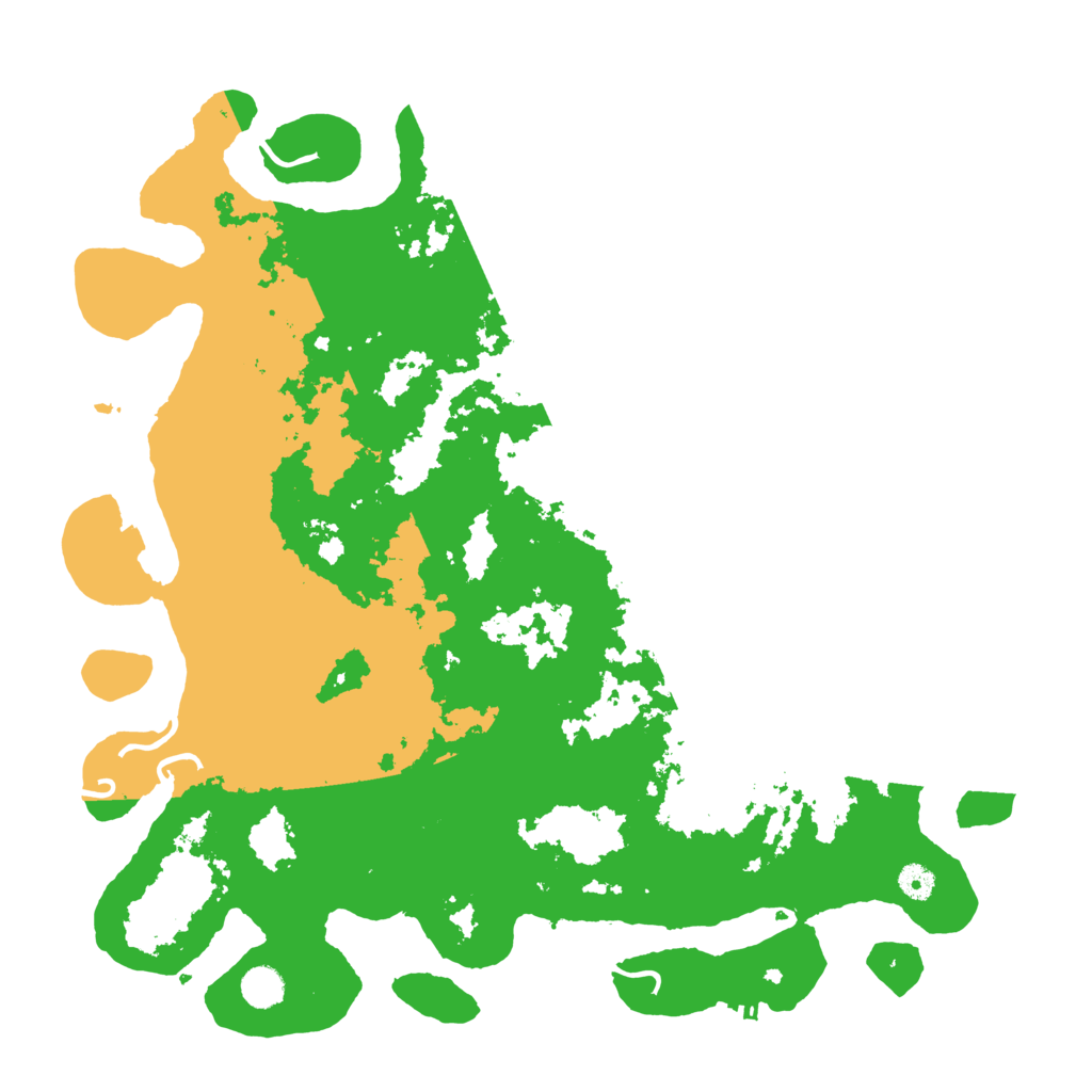 Biome Rust Map: Procedural Map, Size: 4600, Seed: 40000