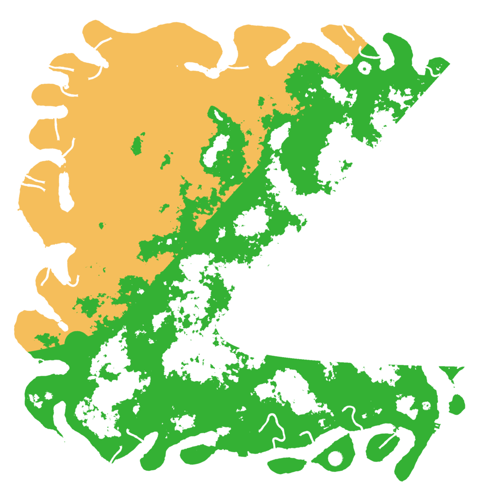 Biome Rust Map: Procedural Map, Size: 6000, Seed: 642208843