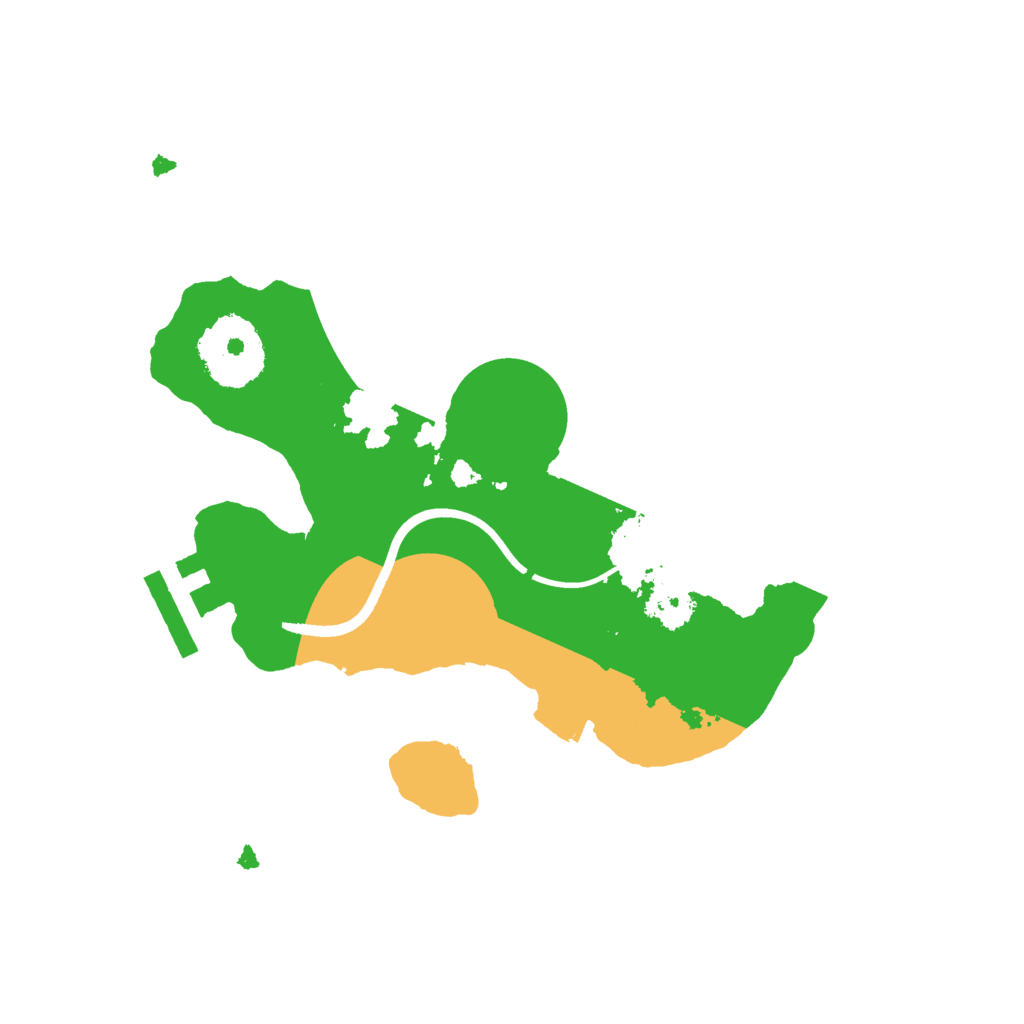 Biome Rust Map: Procedural Map, Size: 2300, Seed: 61396