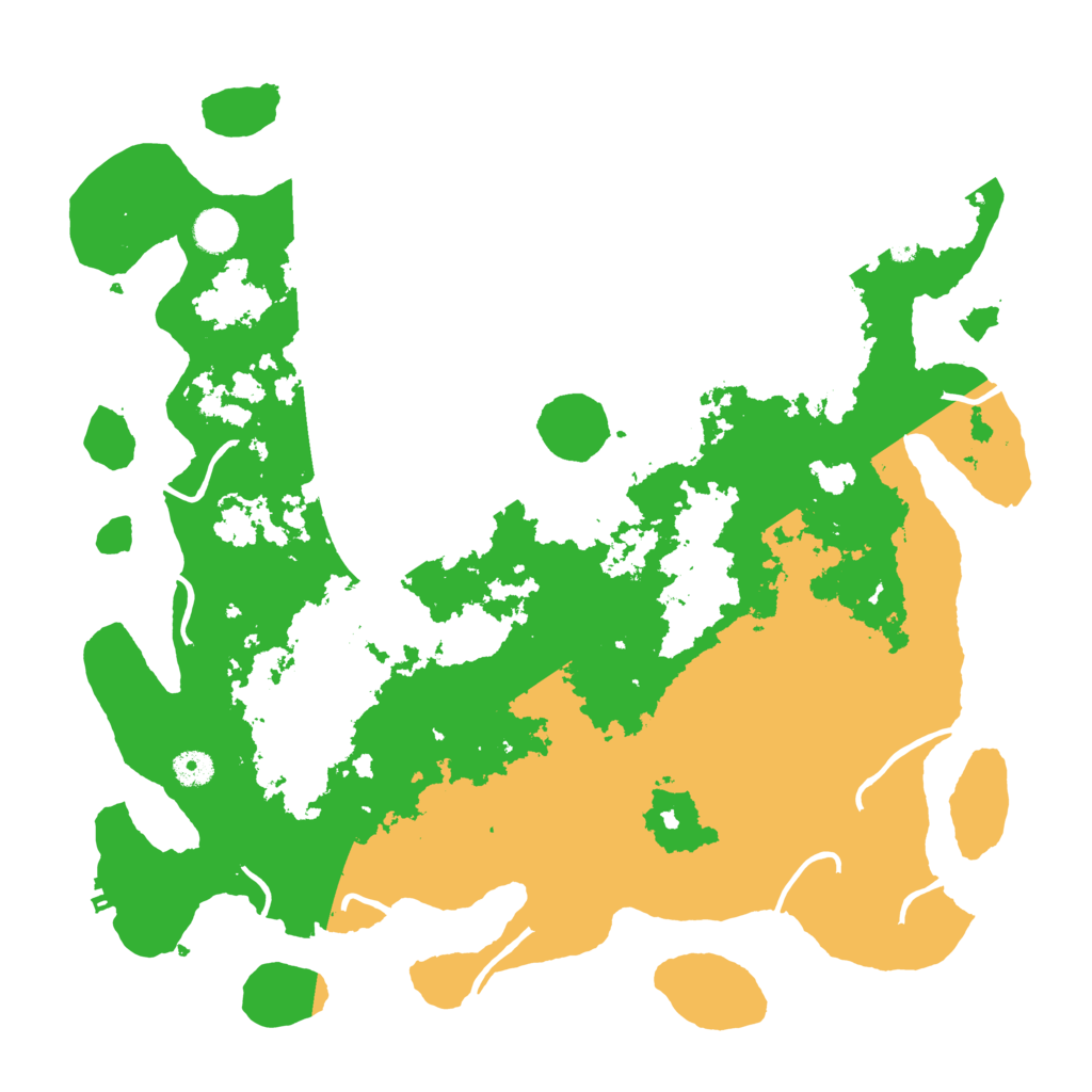 Biome Rust Map: Procedural Map, Size: 4300, Seed: 58965521