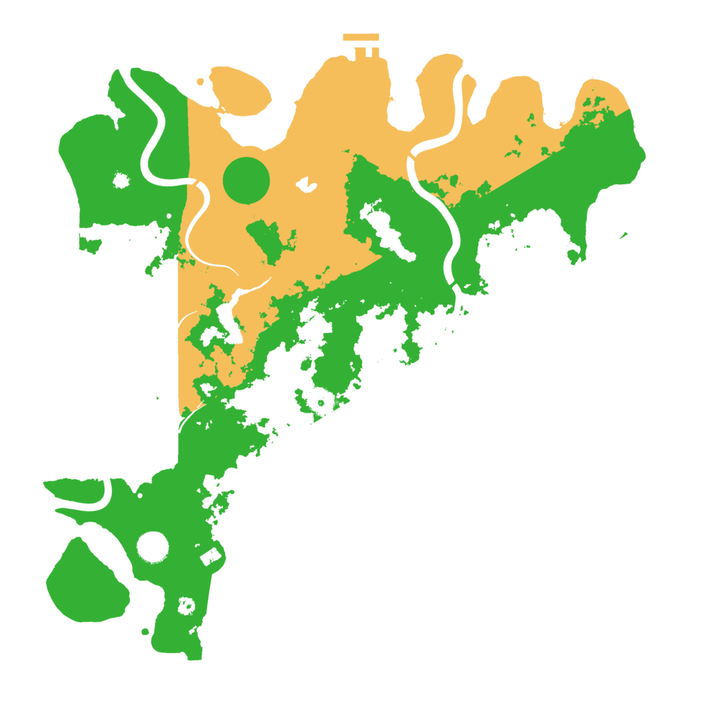 Biome Rust Map: Procedural Map, Size: 4000, Seed: 15213539