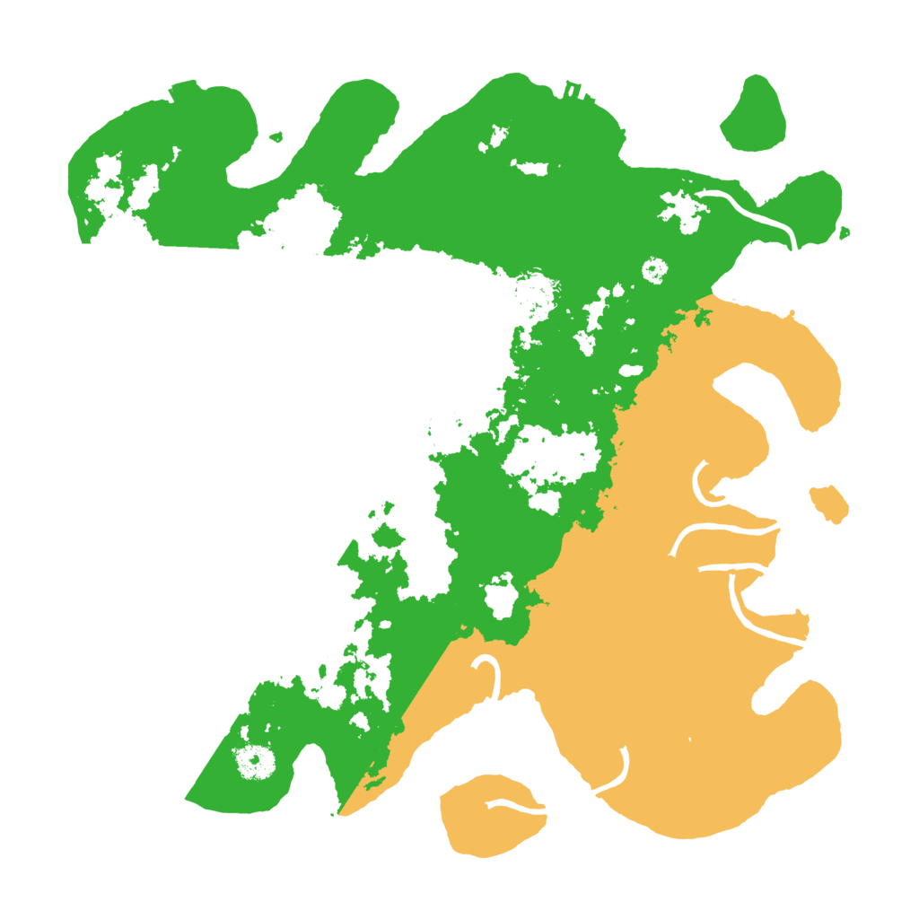 Biome Rust Map: Procedural Map, Size: 3700, Seed: 47887917