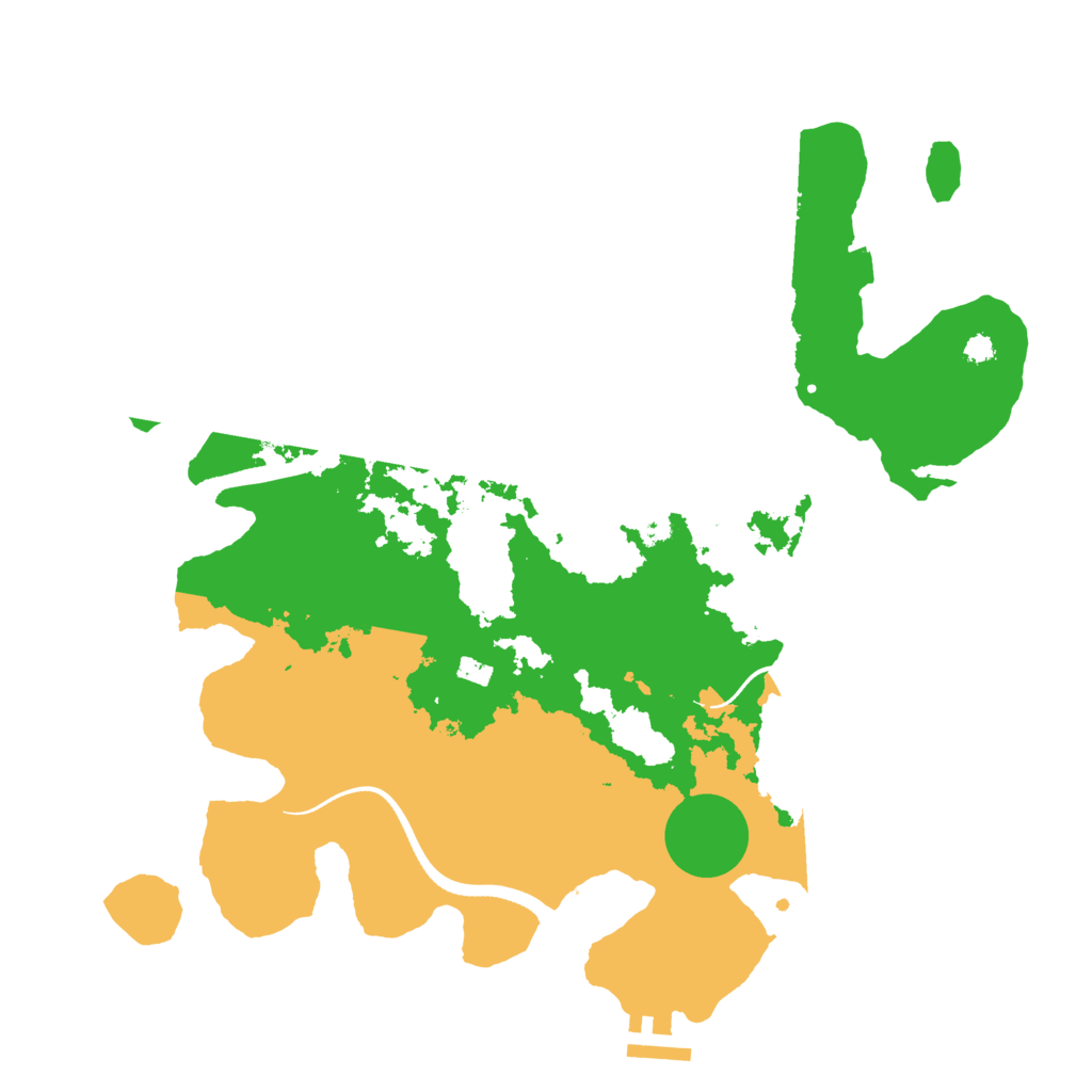 Biome Rust Map: Procedural Map, Size: 3450, Seed: 47377512