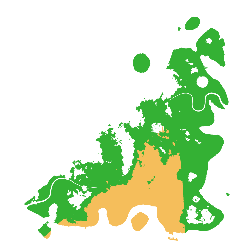 Biome Rust Map: Procedural Map, Size: 3850, Seed: 69511245