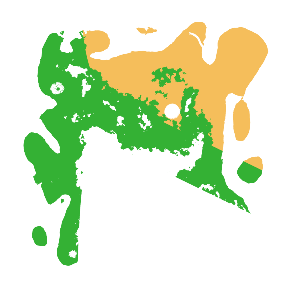 Biome Rust Map: Procedural Map, Size: 3500, Seed: 817707139