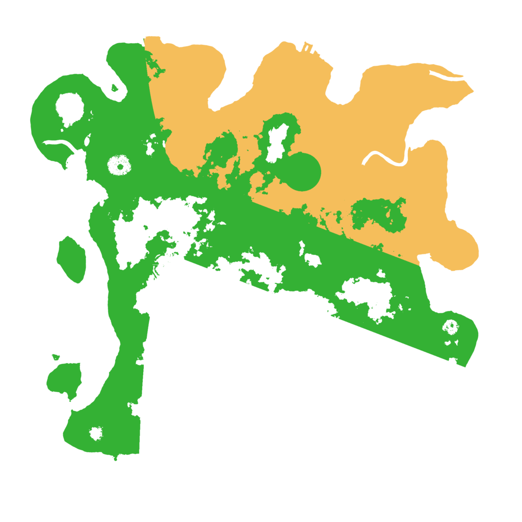 Biome Rust Map: Procedural Map, Size: 3600, Seed: 97942611