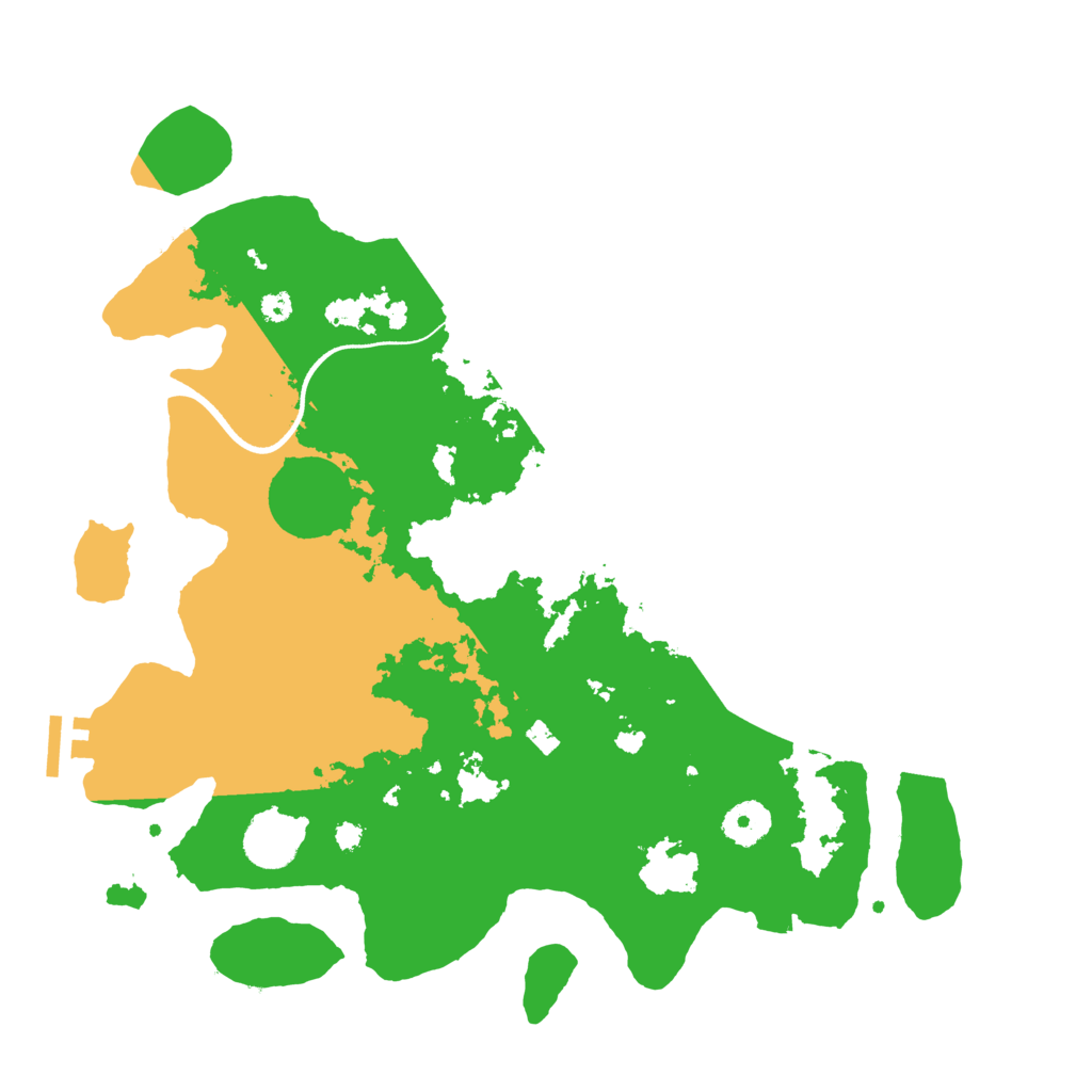 Biome Rust Map: Procedural Map, Size: 3600, Seed: 3131764