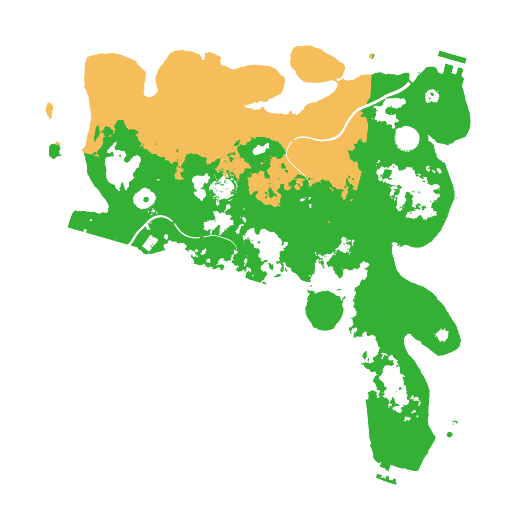 Biome Rust Map: Procedural Map, Size: 3650, Seed: 46000630