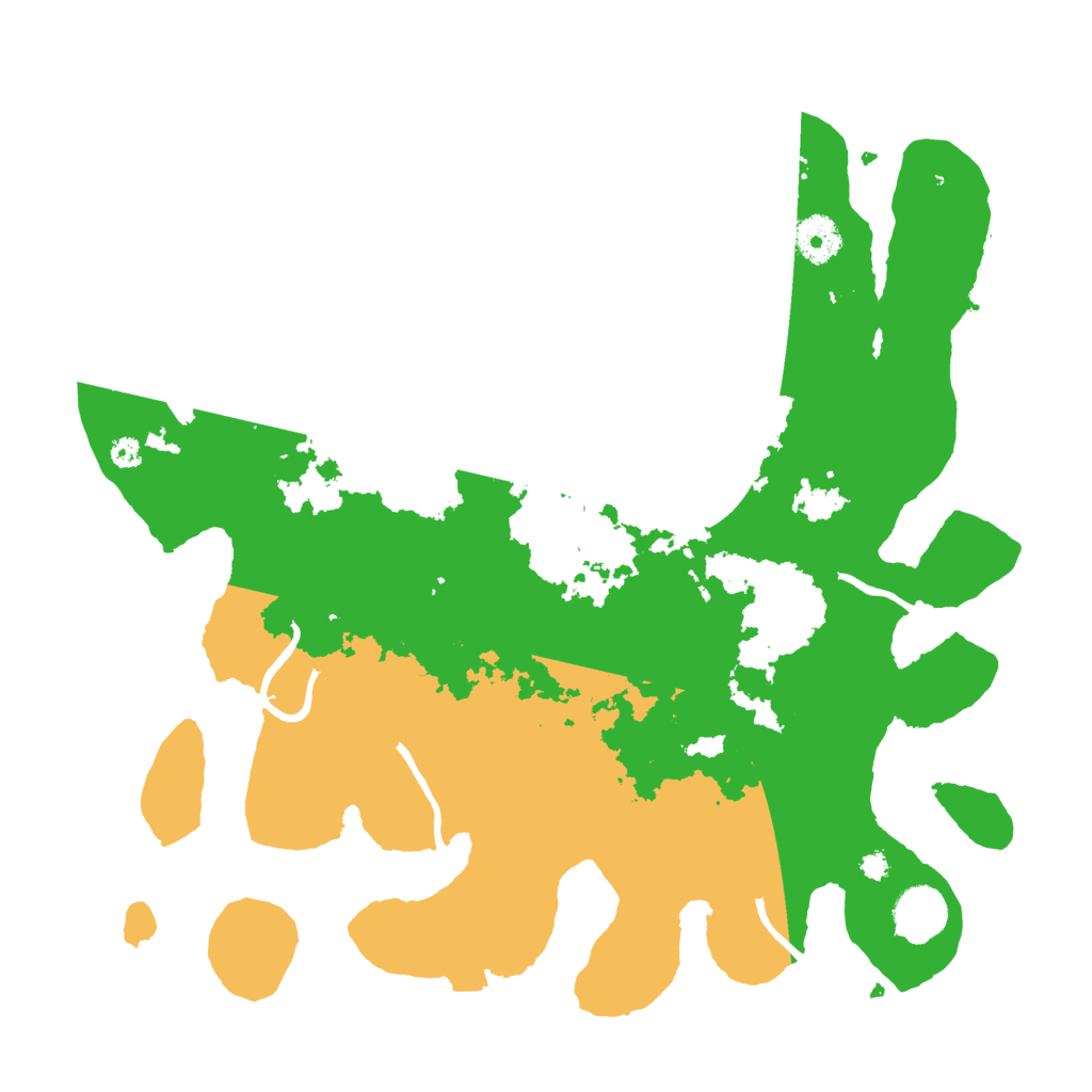 Biome Rust Map: Procedural Map, Size: 3600, Seed: 33930855