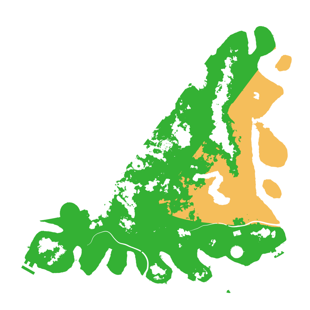 Biome Rust Map: Procedural Map, Size: 4400, Seed: 51181911