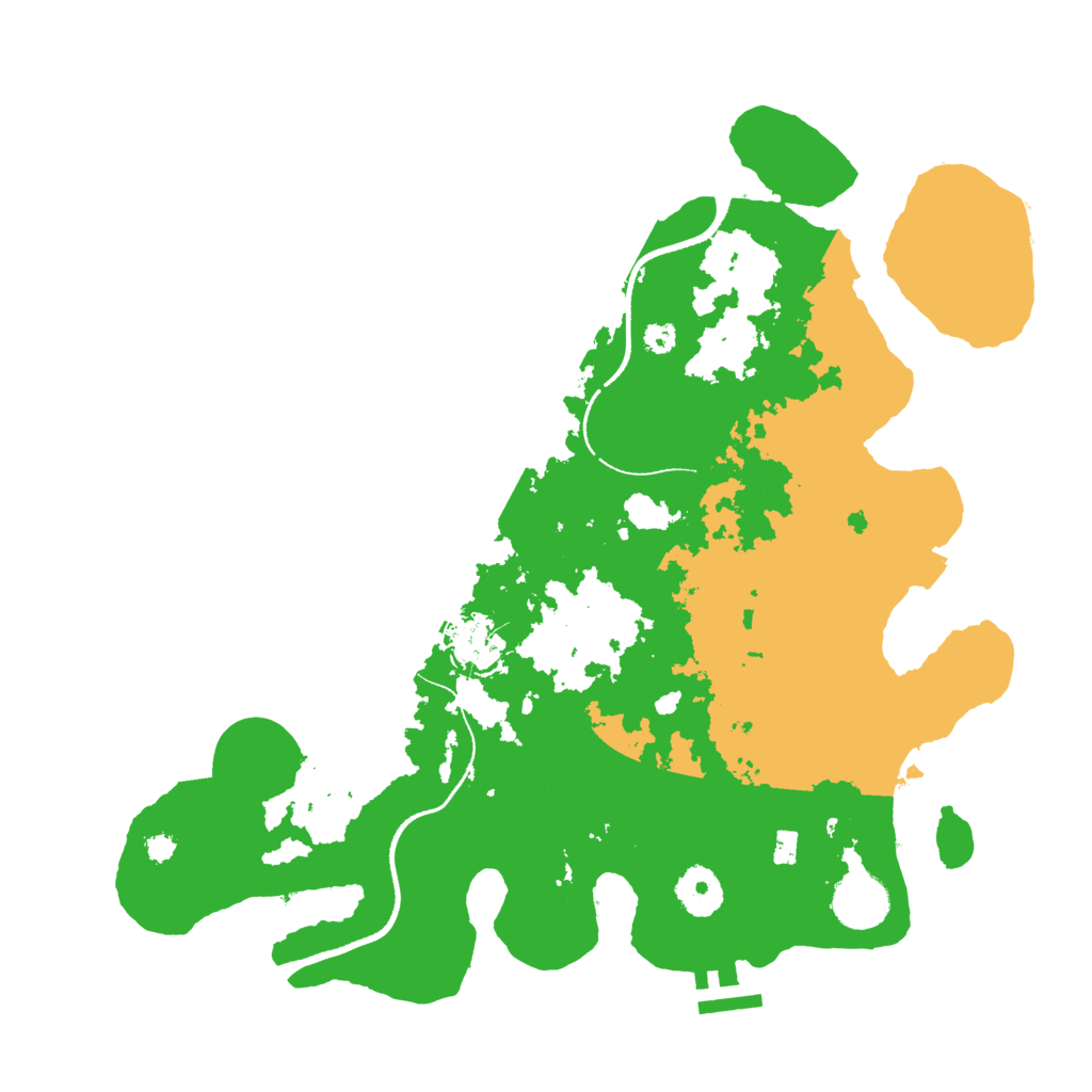 Biome Rust Map: Procedural Map, Size: 3450, Seed: 63690885
