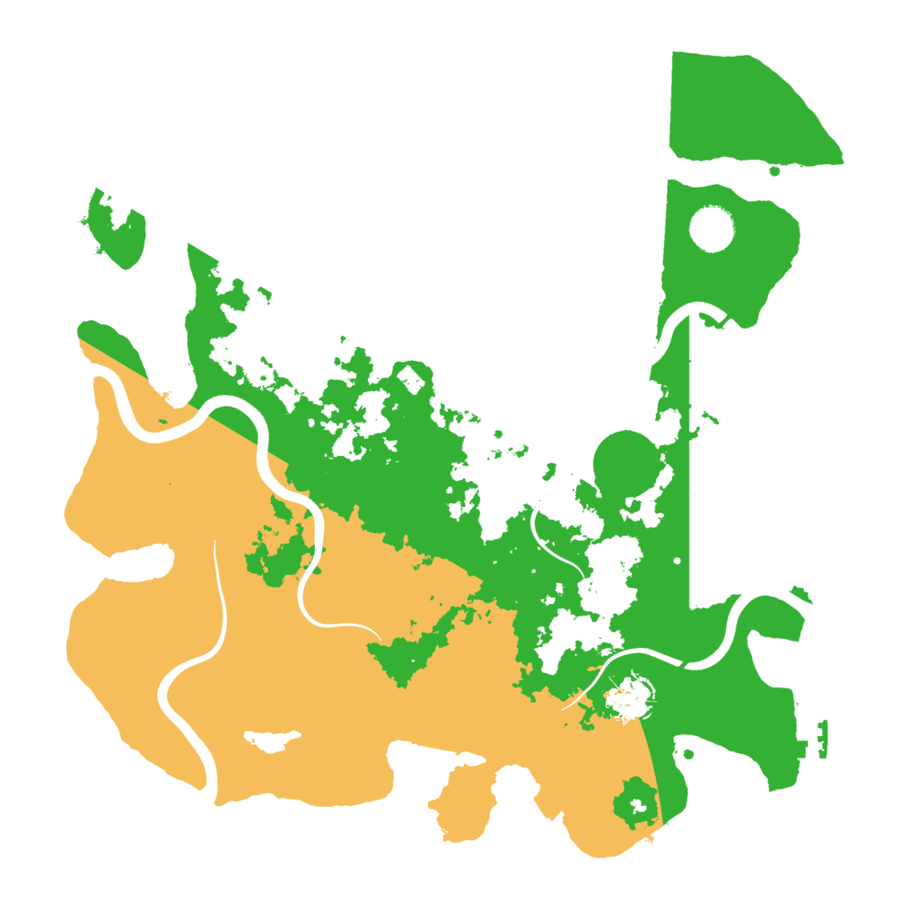 Biome Rust Map: Procedural Map, Size: 3650, Seed: 36408932