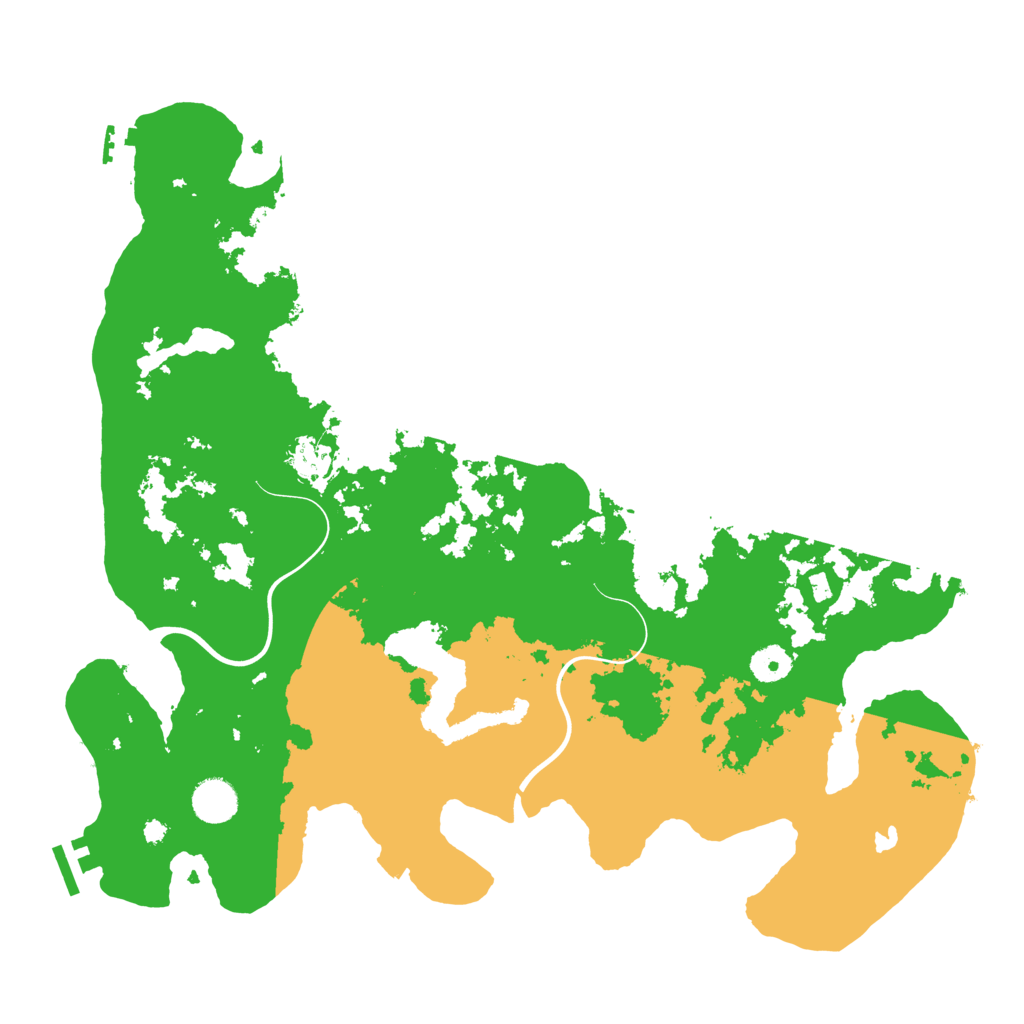 Biome Rust Map: Procedural Map, Size: 4000, Seed: 86936249