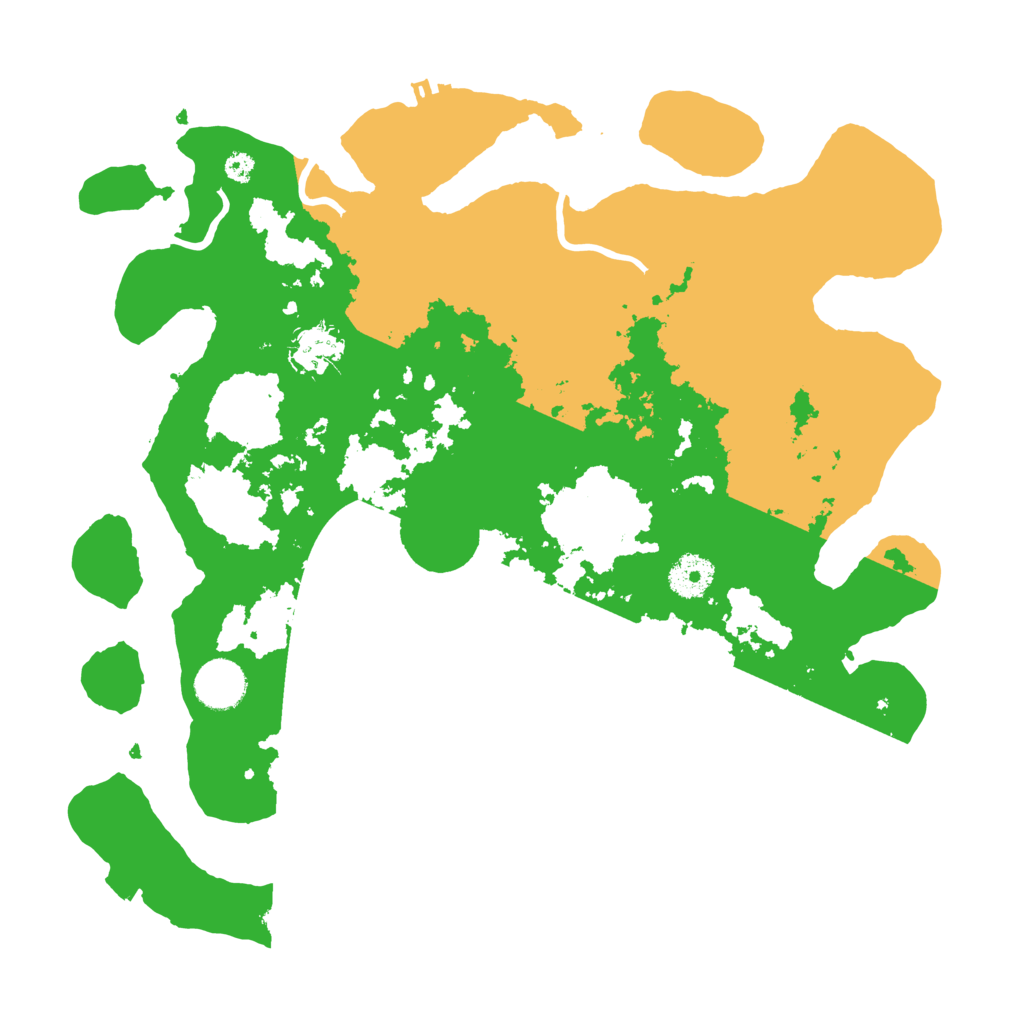 Biome Rust Map: Procedural Map, Size: 3550, Seed: 75808993