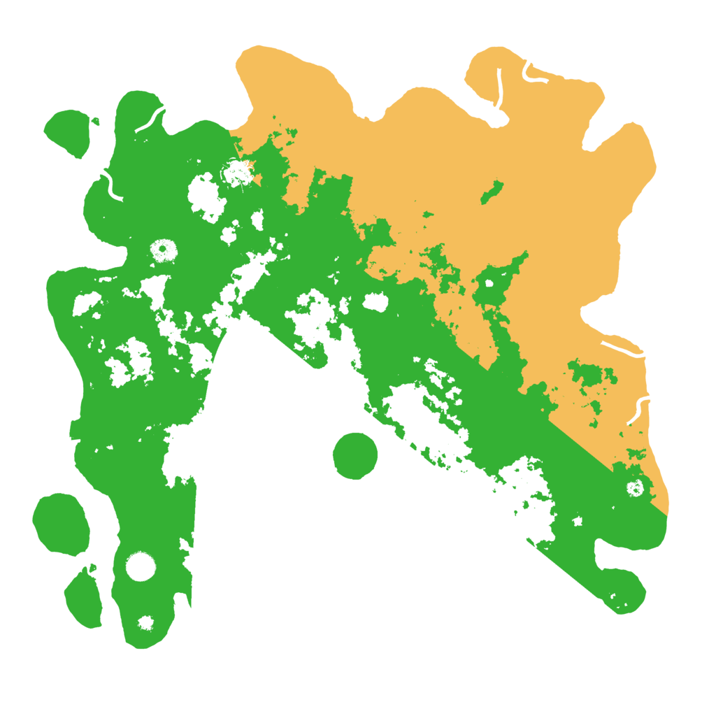 Biome Rust Map: Procedural Map, Size: 4300, Seed: 67984342