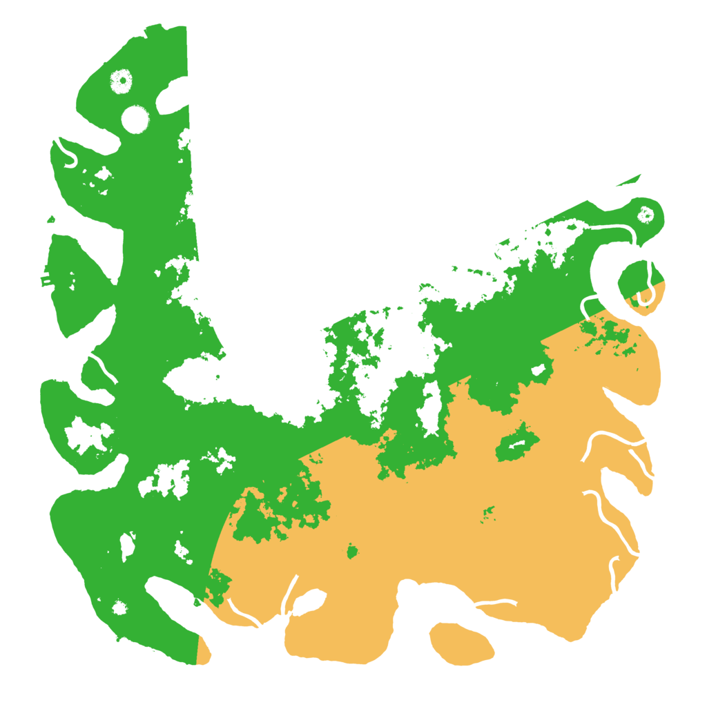 Biome Rust Map: Procedural Map, Size: 4500, Seed: 1147530571