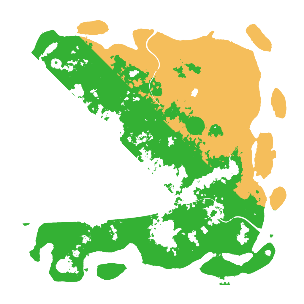 Biome Rust Map: Procedural Map, Size: 4400, Seed: 86213720