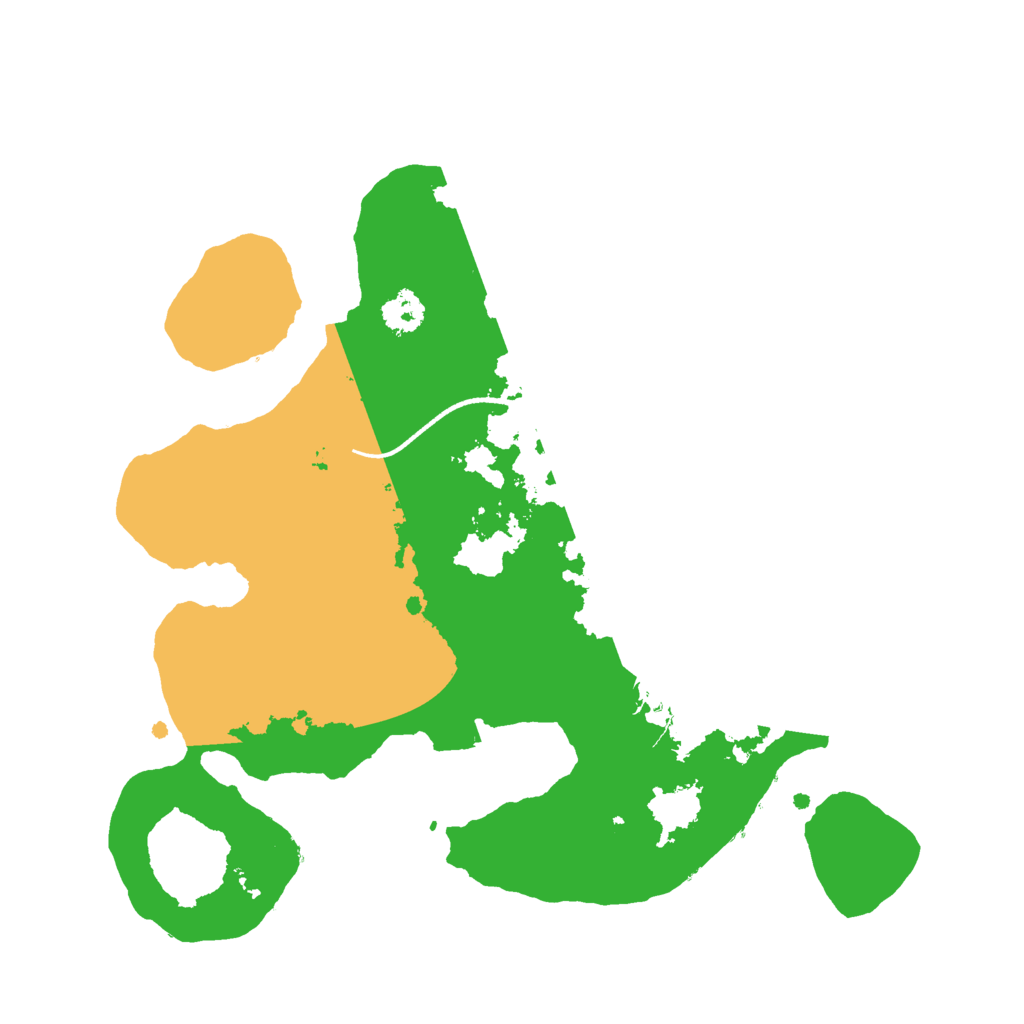 Biome Rust Map: Procedural Map, Size: 2500, Seed: 1846500920