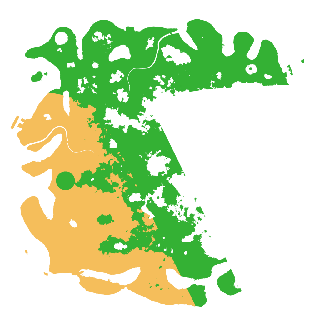 Biome Rust Map: Procedural Map, Size: 4500, Seed: 2089045717