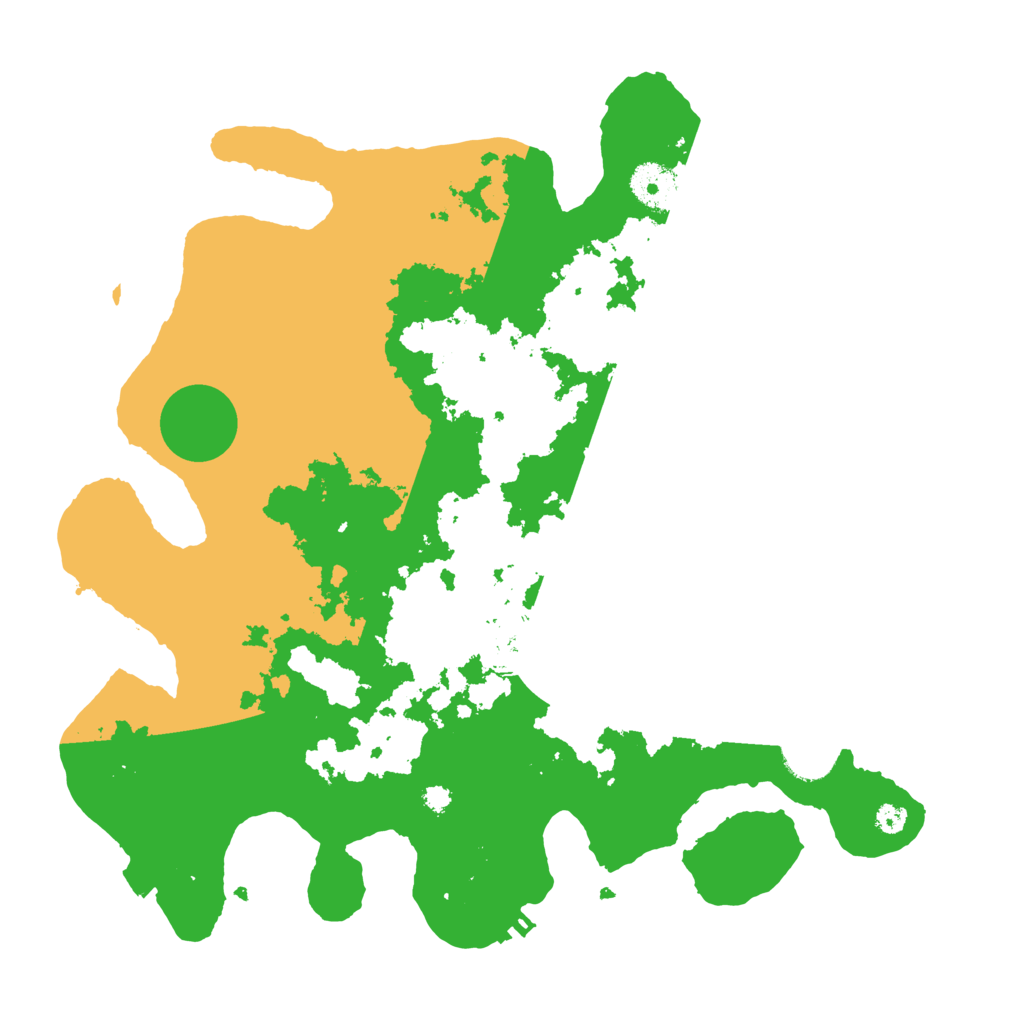 Biome Rust Map: Procedural Map, Size: 3500, Seed: 415151145