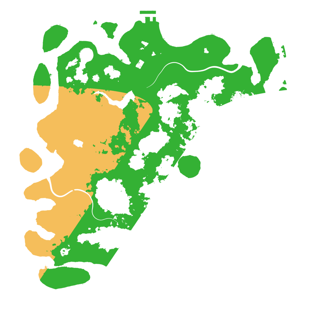 Biome Rust Map: Procedural Map, Size: 4000, Seed: 790100933