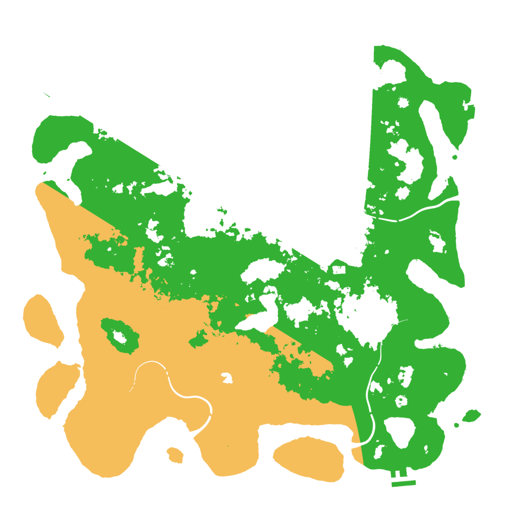 Biome Rust Map: Procedural Map, Size: 4250, Seed: 232210619