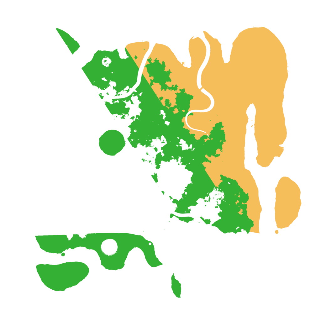 Biome Rust Map: Procedural Map, Size: 3500, Seed: 253558376
