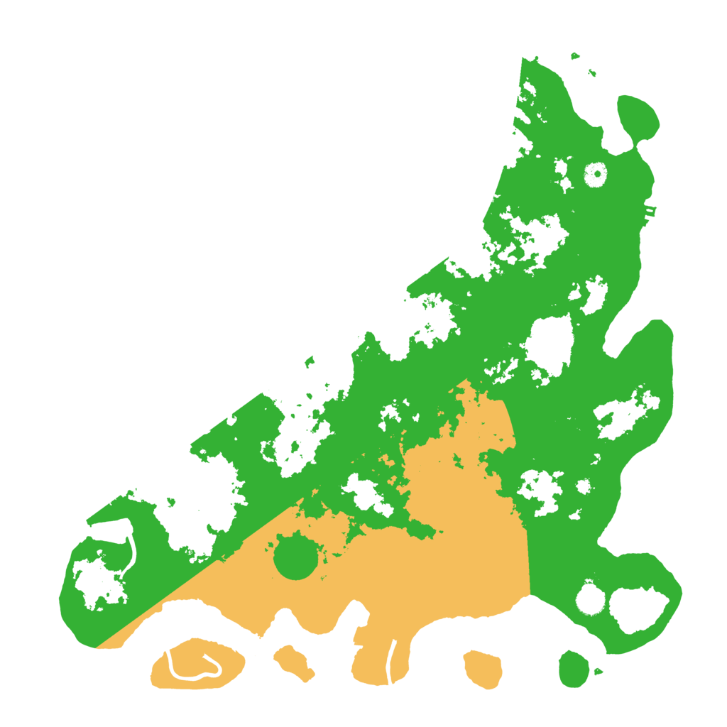 Biome Rust Map: Procedural Map, Size: 4500, Seed: 153998