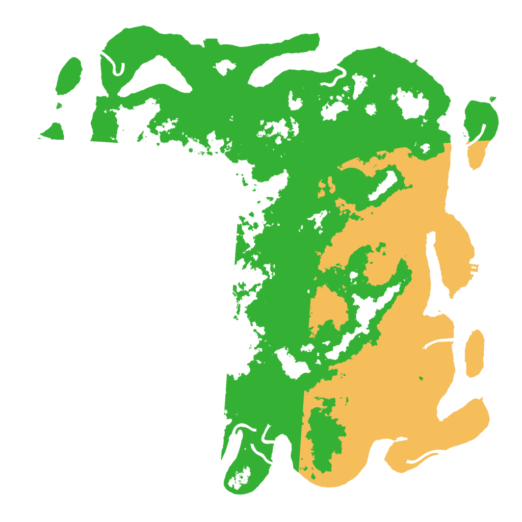 Biome Rust Map: Procedural Map, Size: 4250, Seed: 1196915653