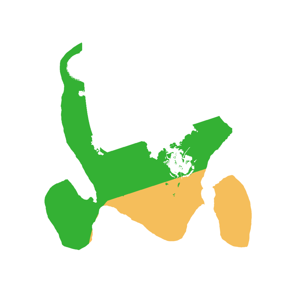 Biome Rust Map: Barren, Size: 2000, Seed: 1234321