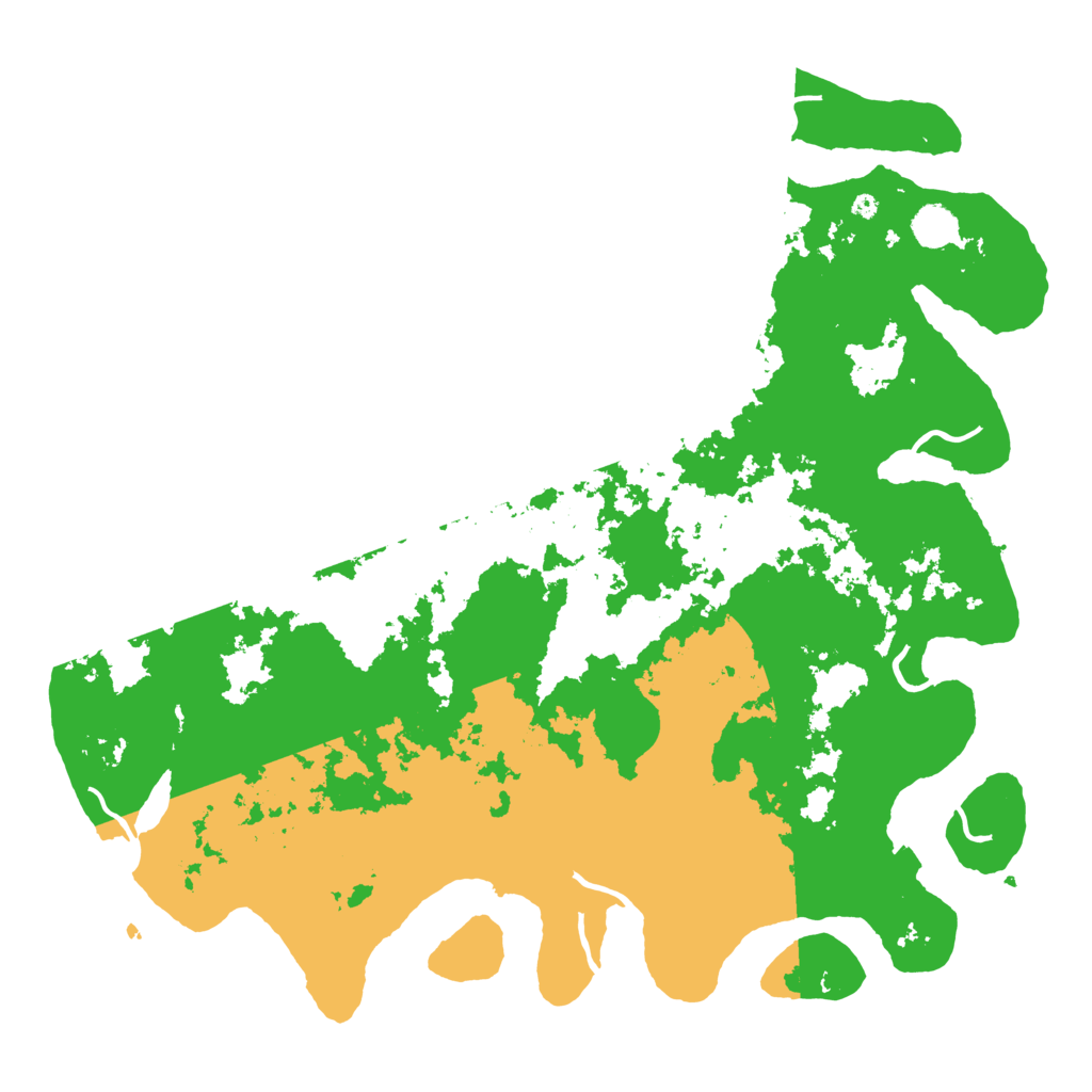 Biome Rust Map: Procedural Map, Size: 4500, Seed: 628961217