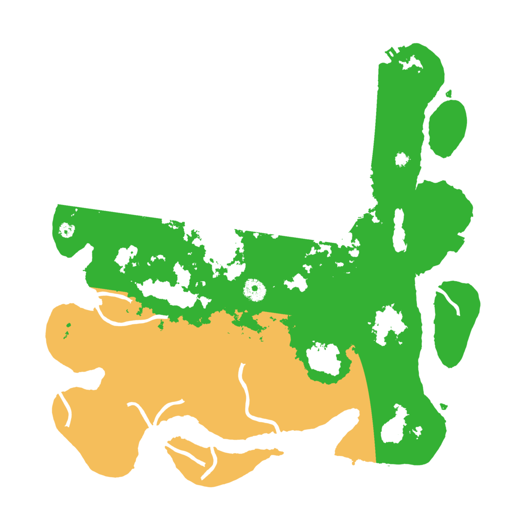 Biome Rust Map: Procedural Map, Size: 3500, Seed: 732782499