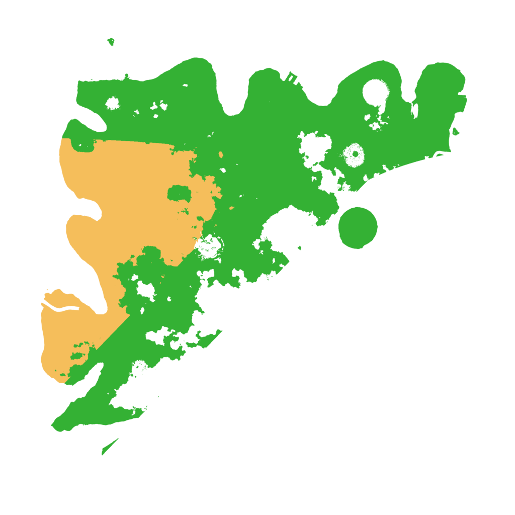 Biome Rust Map: Procedural Map, Size: 3500, Seed: 208353818
