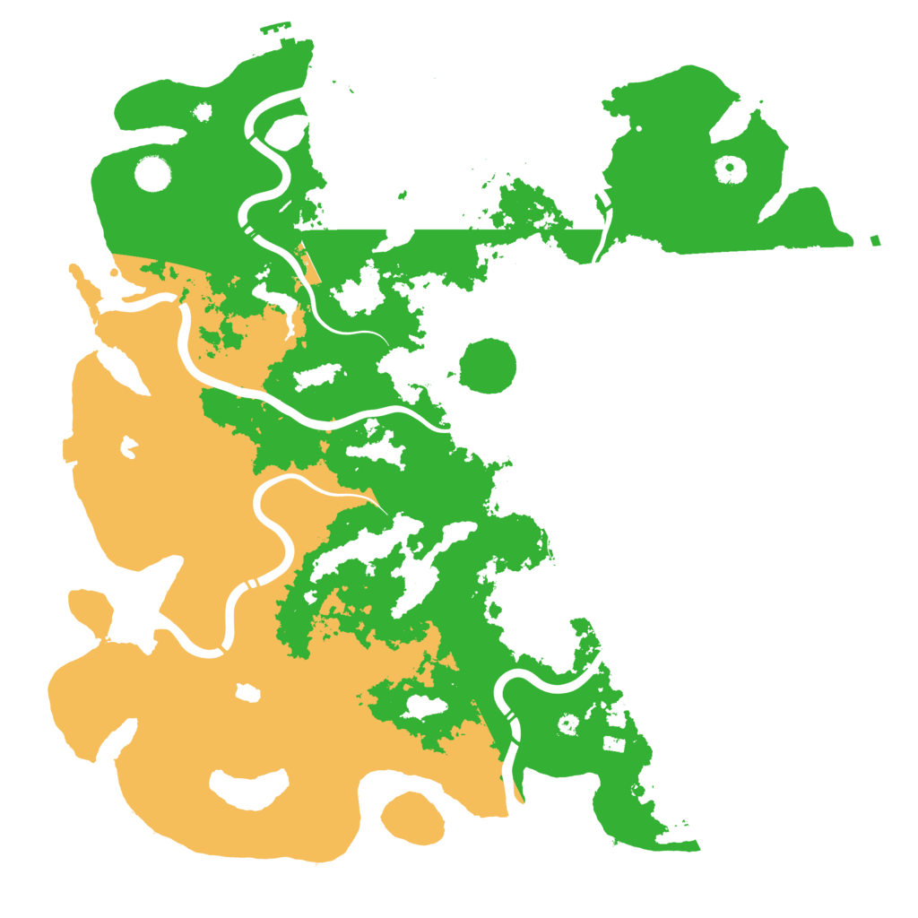 Biome Rust Map: Procedural Map, Size: 4500, Seed: 1639801710
