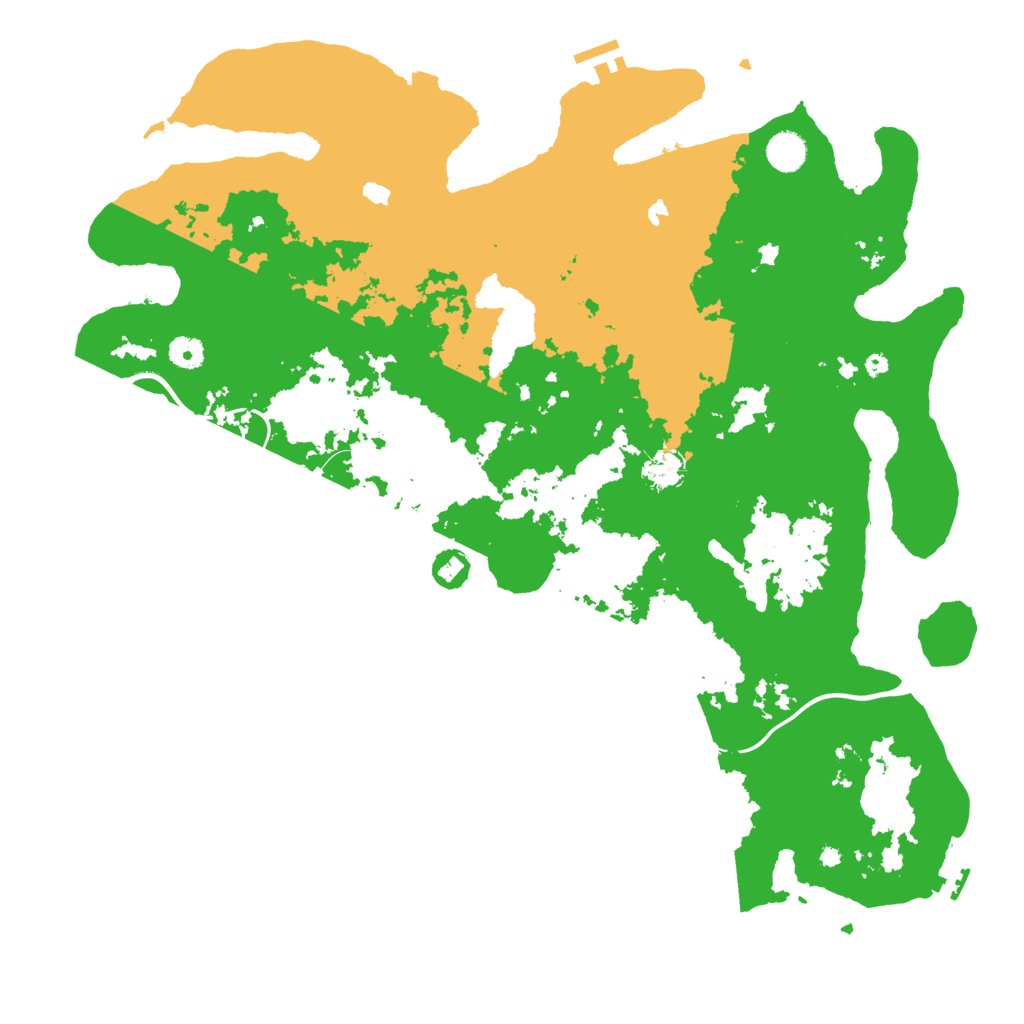 Biome Rust Map: Procedural Map, Size: 4500, Seed: 1160019657
