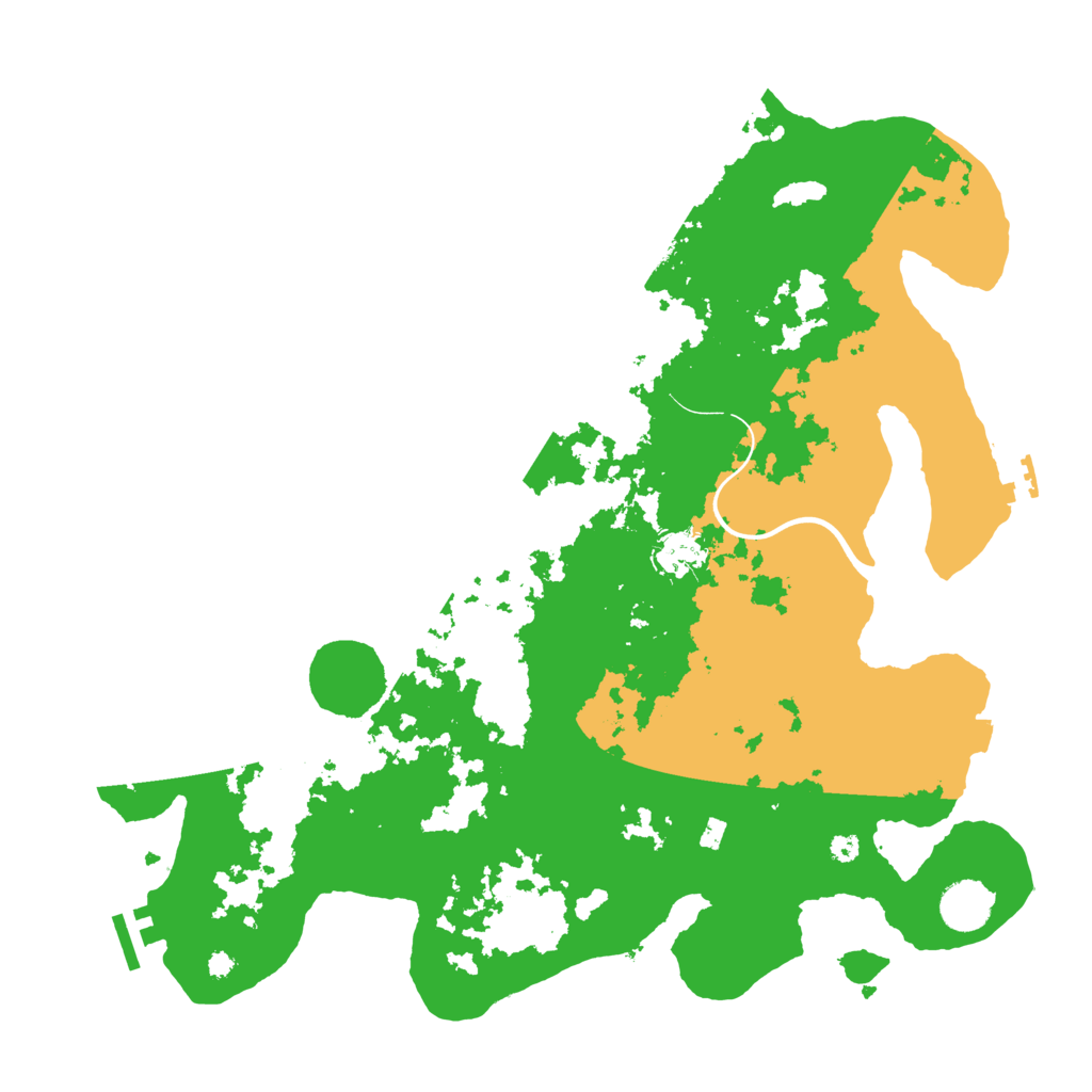 Biome Rust Map: Procedural Map, Size: 3850, Seed: 159753