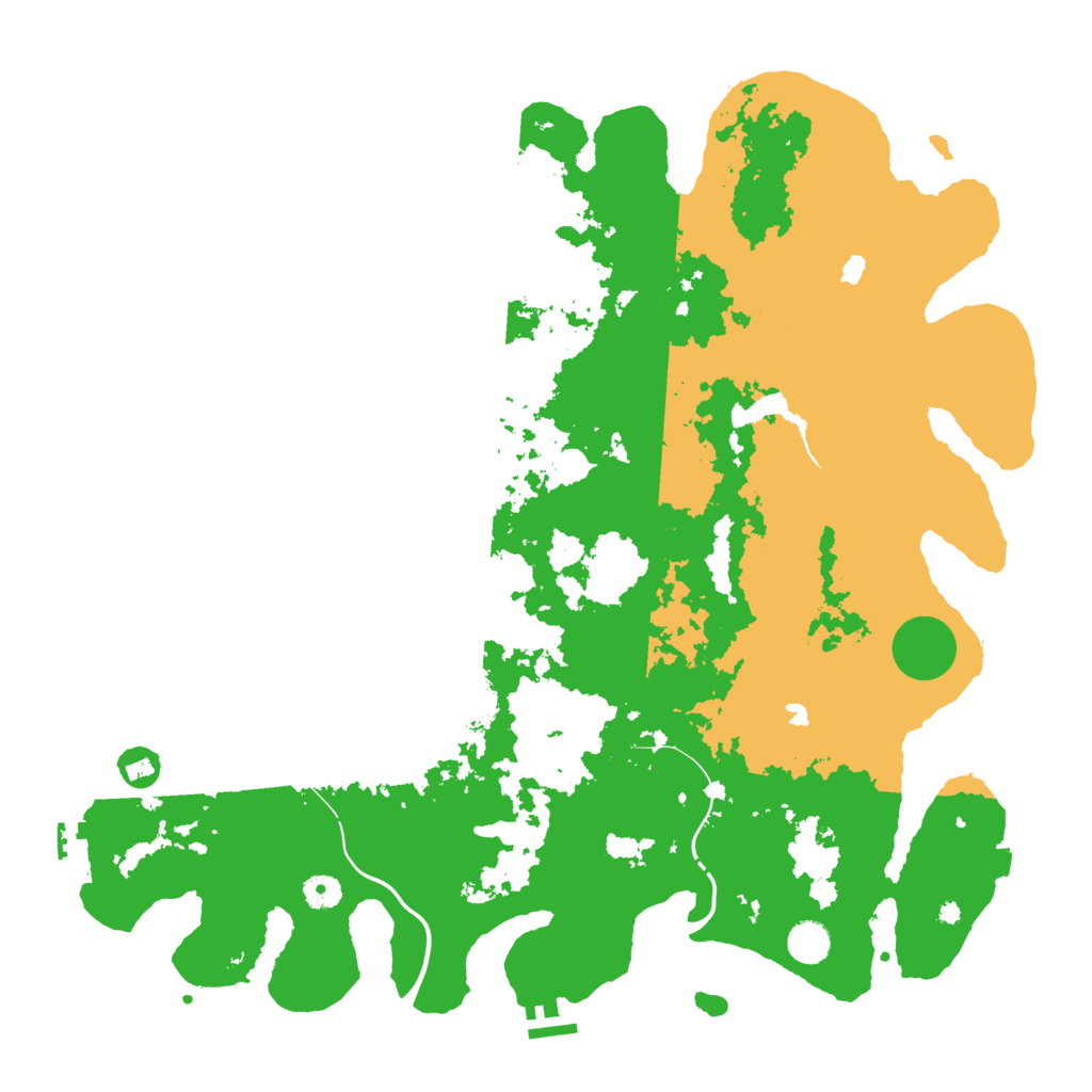 Biome Rust Map: Procedural Map, Size: 4500, Seed: 993513430