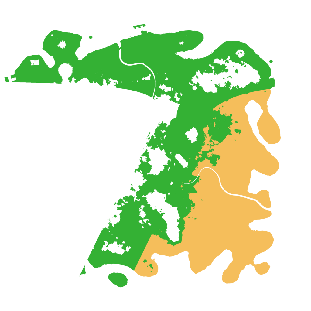 Biome Rust Map: Procedural Map, Size: 3850, Seed: 50619648